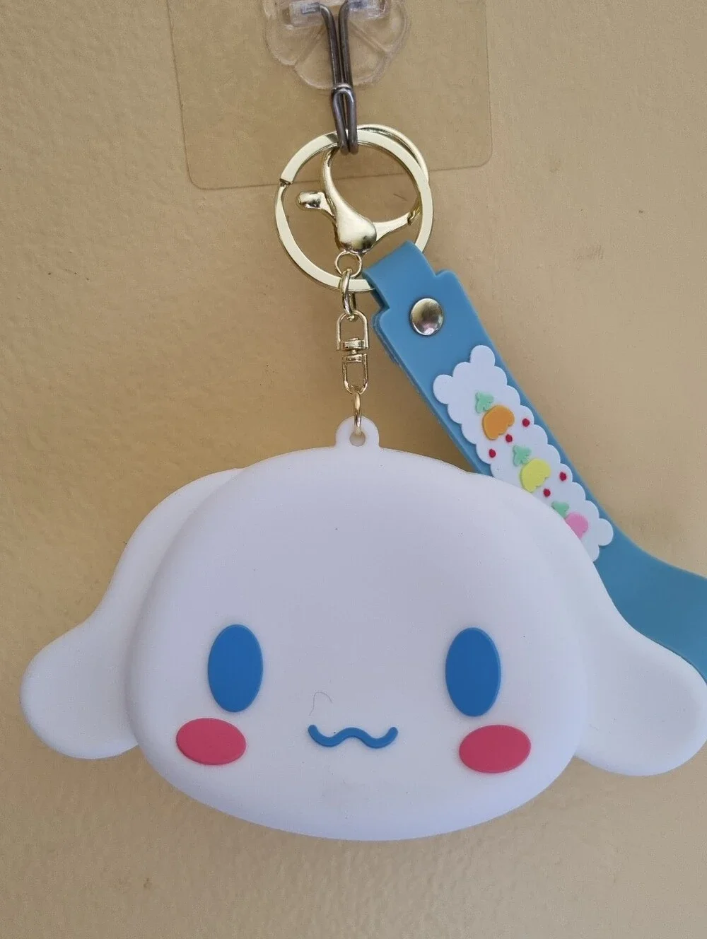 Sanrio Cinnamoroll Coin Purse Keychain Wallet coins bag Soft Pvc